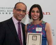 Priya receives her SBS award