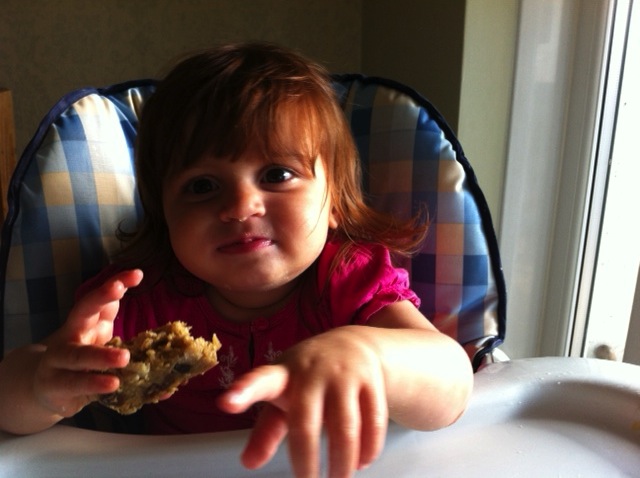 Dietitian UK: Toddler enjoys banana flapjack