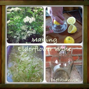 Dietitian UK: Making Elderflower Wine