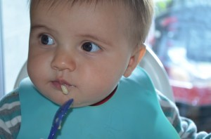 Dietitian UK: Baby Eats Salmon and Spring Vegetable Risotto