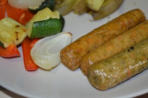 Dietitian UK: Secret Sausages with Potatoes Wedges