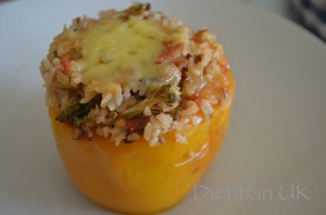 Dietitian UK: Stuffed Pepper in the Slow Cooker