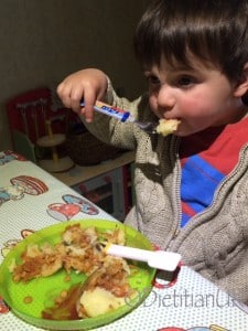 J boy eats lentil jackets