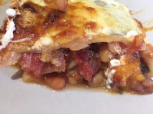 Butternut squash and bean lasagne 2