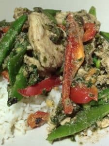 Dietitian UK: Satay chicken stirfry 2