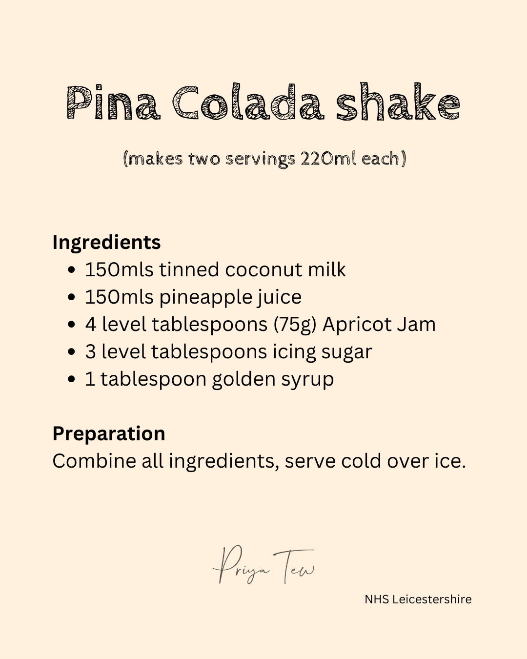 Recipe for a high protein pineapple vegan meal replacement shake 