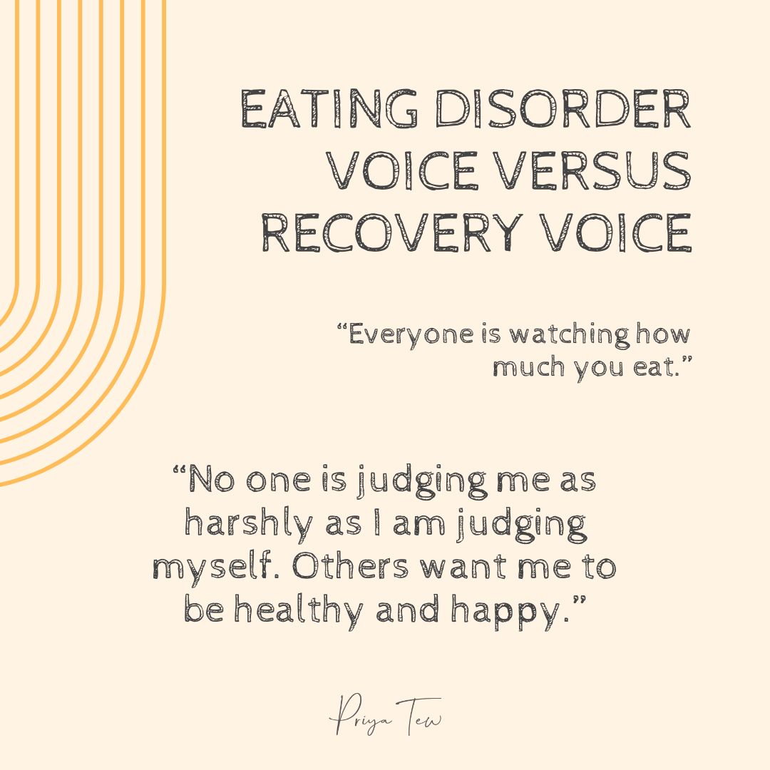 No one is judgine me as harshly as am judging myself, Others want me to be healthy and happy.