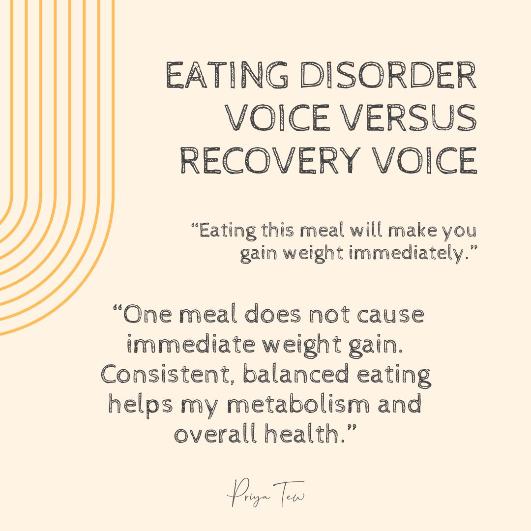 One meal does not cause immediate weight gain. consistent, balanced eating helps my metabolism and overall health