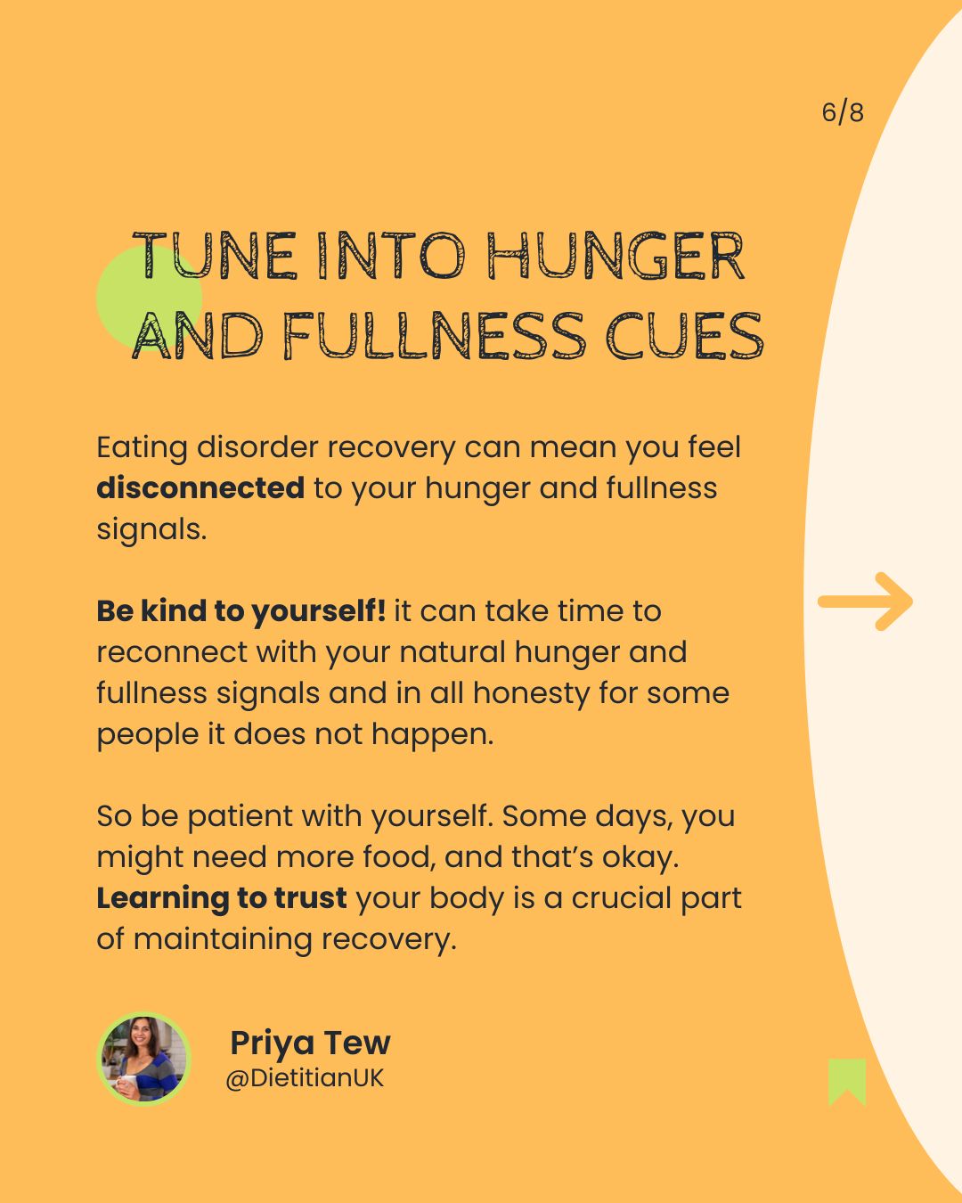 Learning to trust your body is a crucial part of recovery
